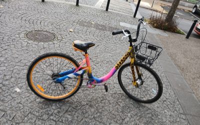 🦒 Rencontre avec “La Girafe” — notre vélo mascotte haut en couleurs !